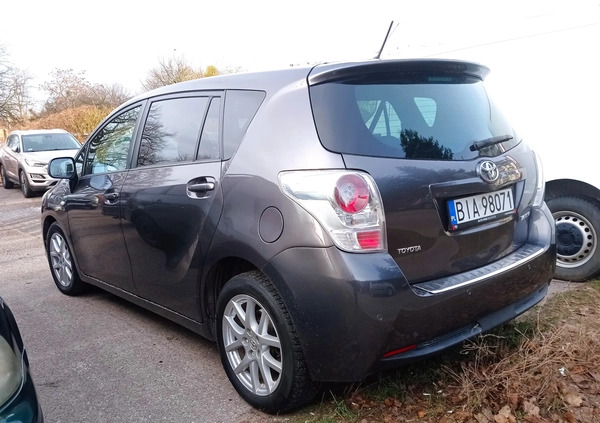 Toyota Verso cena 26950 przebieg: 161671, rok produkcji 2009 z Białystok małe 379